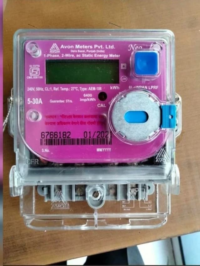 Single Phase House Electrical Meter