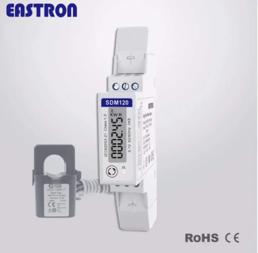 Eastron SDM120CT-Modbus with 50A/0.1V CT