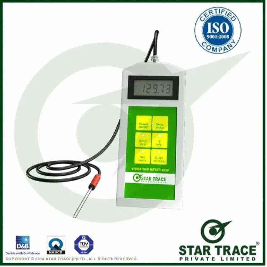 STAR TRACE Digital Vib ration Meter, For Laboratory, Accuracy: 1.4 dB