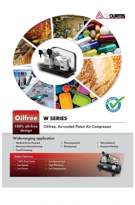 Reciprocating Fs Curtis Air Compressors, 5 HP
