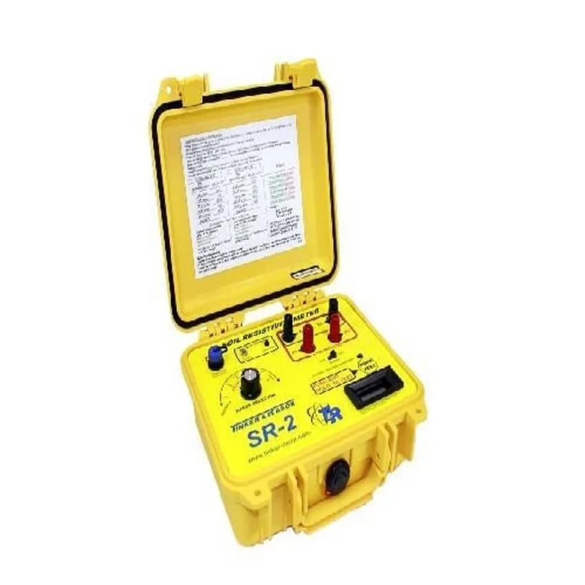 Colour Coated Yellow Soil Resistivity Meter, For Industrial, Automation Grade: Semi-Automatic