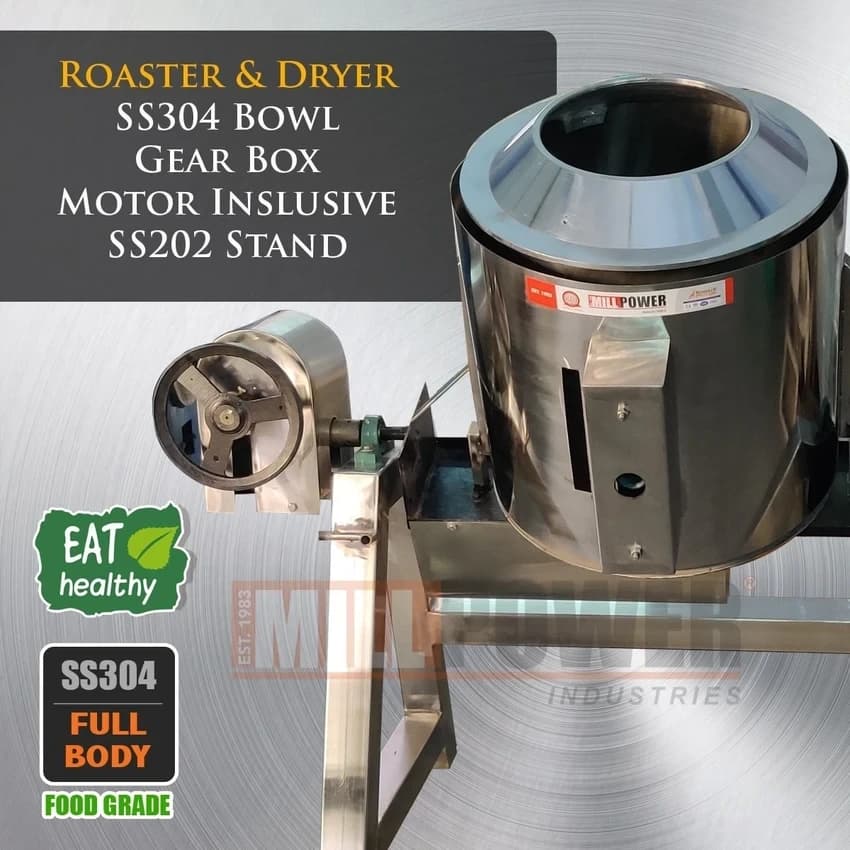 Roaster Machine Price - (RDM60-to-RDM110-SS304)
