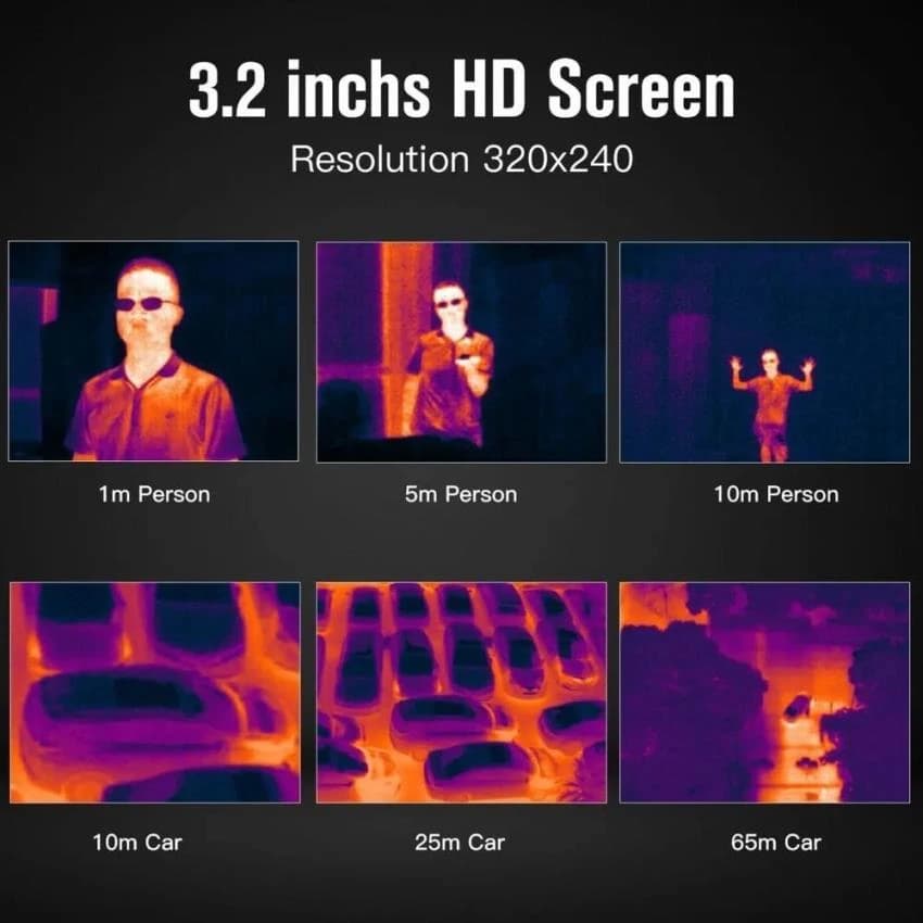 Infrared Thermal Imaging Camera Night Vision Cam, LCD