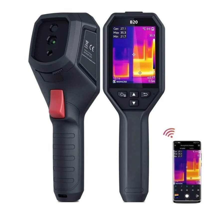 HIKMICRO B20 Thermal Imaging Camera with 2MP Visual Camera, Thermal Camera 256 x 192 IR Resolution