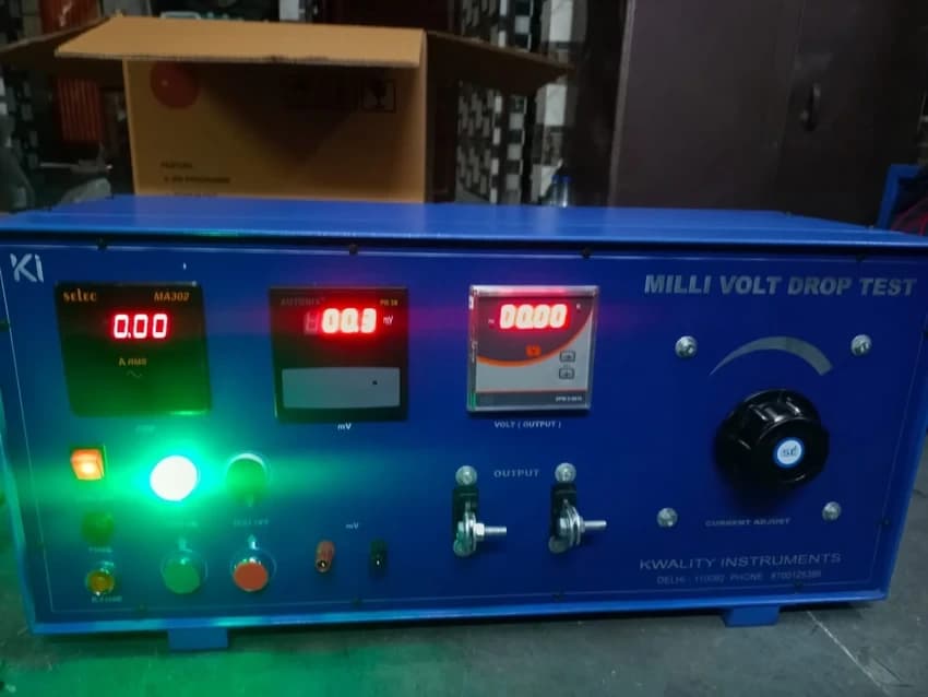 Blue Milli volt drop test appratus, Size: Standard