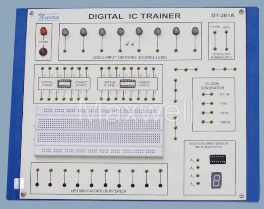 Digital IC Trainer (Model No DT 261A), For Laboratory