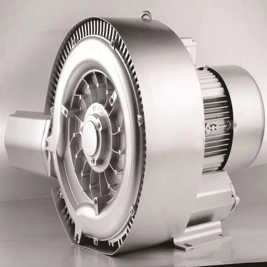 0.75 Alluminium DOUBLE STAGE SIDE CHANNEL BLOWER, For Vacuum Application