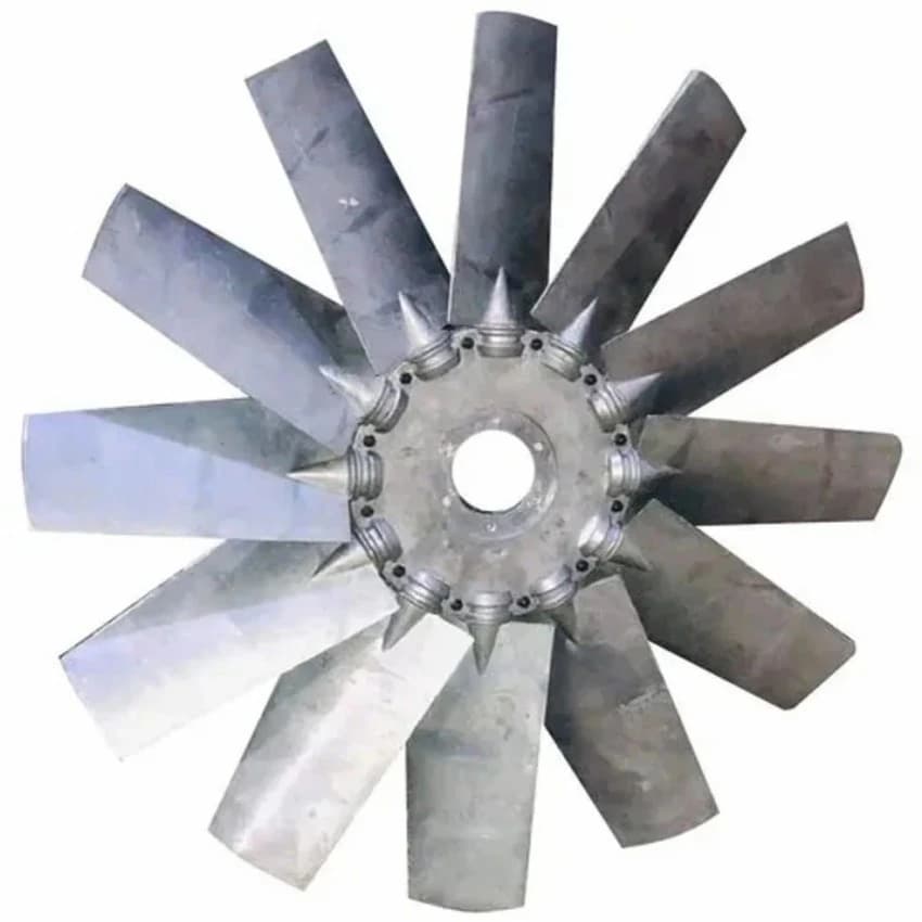 Aluminium Open Axial Blower Fan Impeller, For Industrial