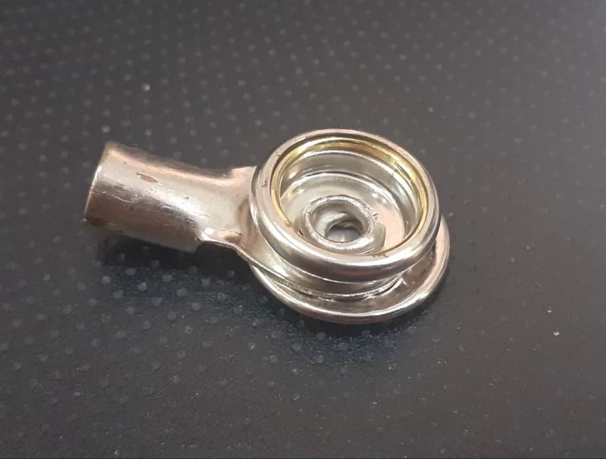 Stainless Steel Antistatic Wrist Strap Button, For Hospital