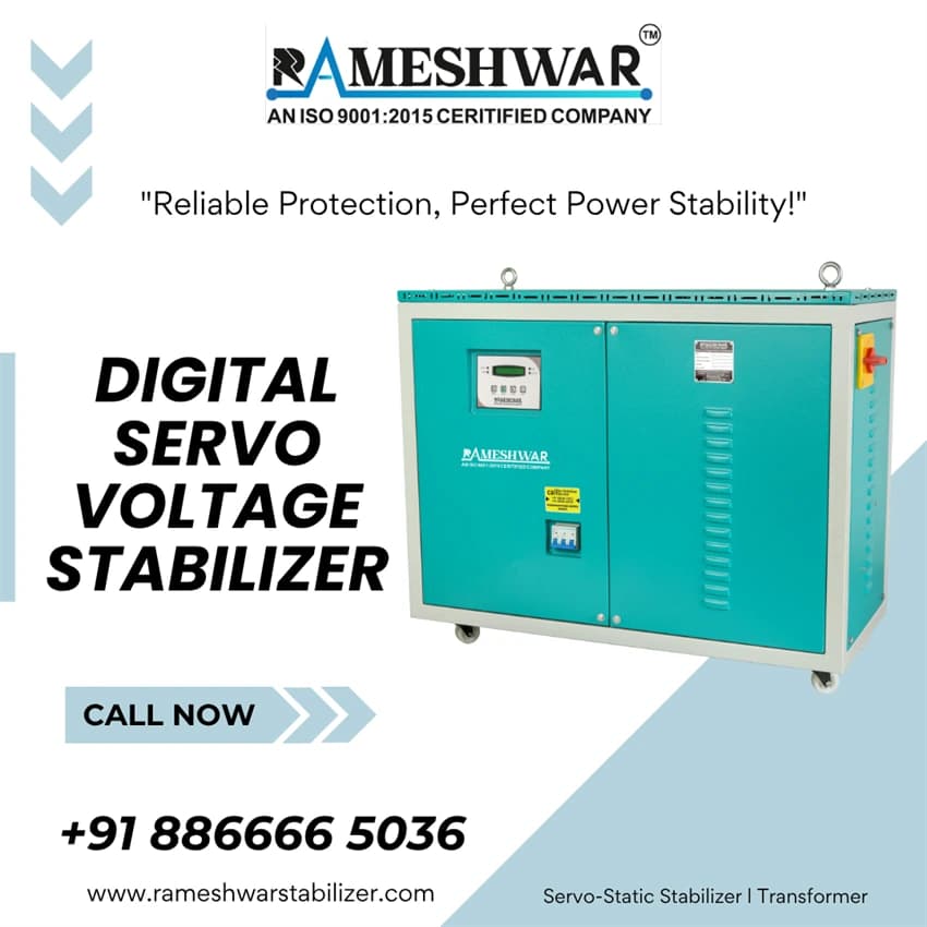 Three Phase Automatic Servo Voltage Stabilizer 50 kva