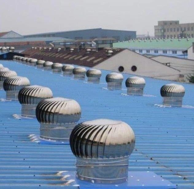 Aluminum Non Power Driven Turbo Ventilator, For Ventilation