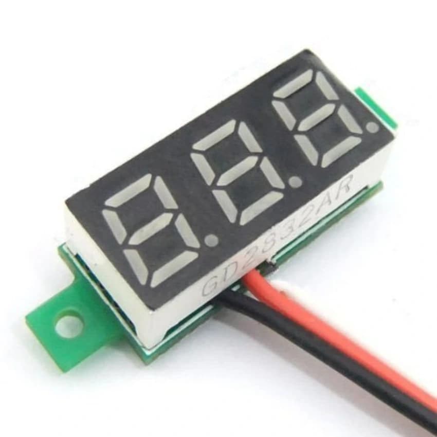 Robotic spare 0.28 Inch 0-30V Three Wire DC Voltmeter-All Colors