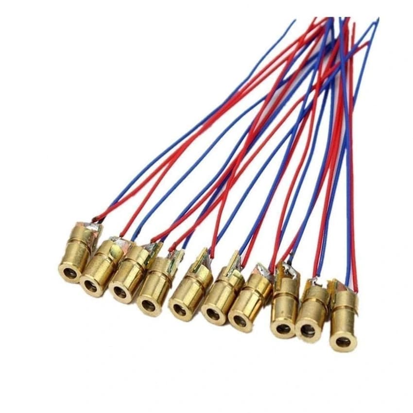650nm 6mm 5V DC 5mW Mini Laser Dot Diode Module