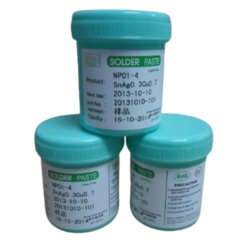 Solid Solder Paste 63/37, For Soldering, 100gm