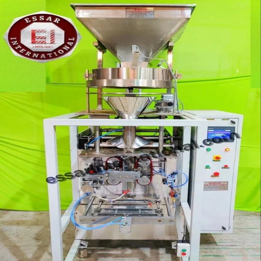 Essar International Mini Cup Filler Pouch Packaging Machine, Capacity: 2000 pouch/hour