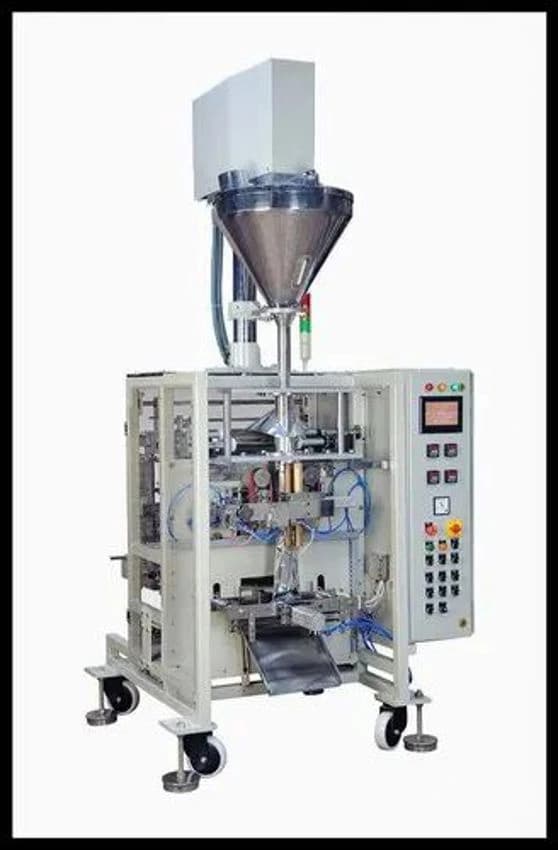 Laminated Film Center Sealing Spices Powder Pouch Packing Machine, For Packaging, Packaging Type: Center Seal