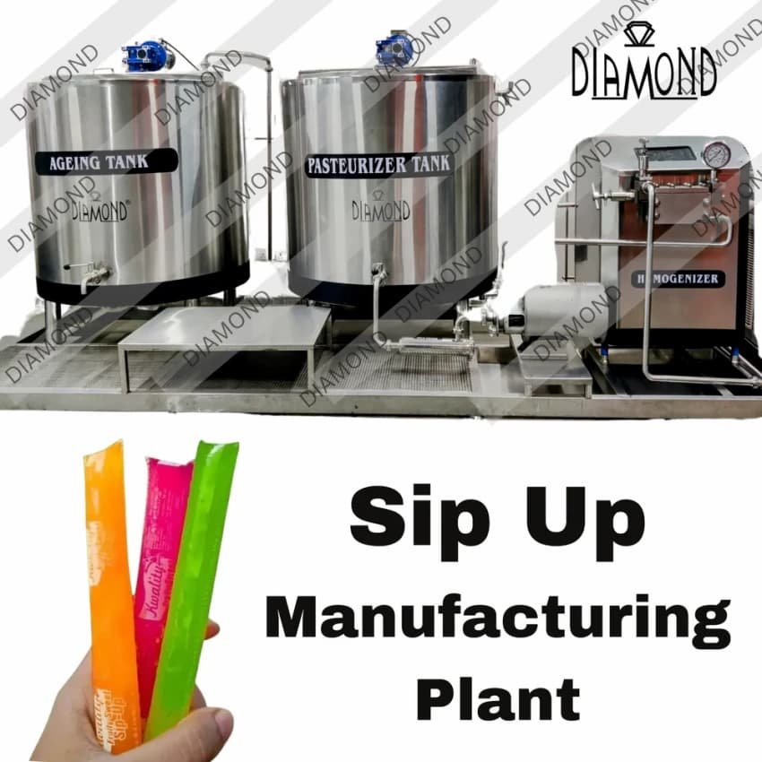 SIP UP PLANT 500 LITRE, For Industrial