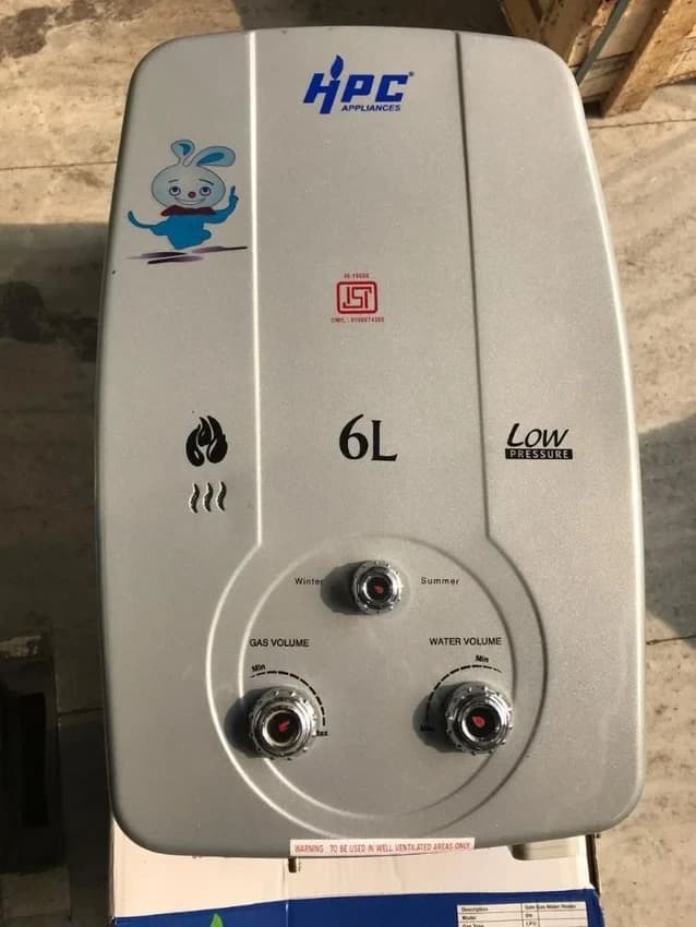HPC Appliances Gas Water Heater Inse