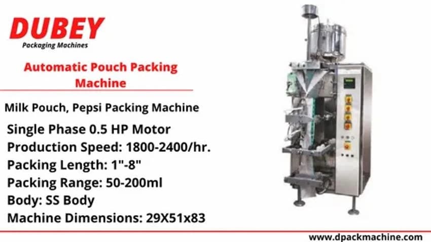 Automatic Electric Liquid Pouch Packing Machine, Capacity: 1000ml