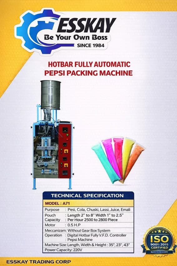 Automatic Pepsi Cola Packing Machine
