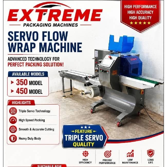 FLOW WRAP MACHINE