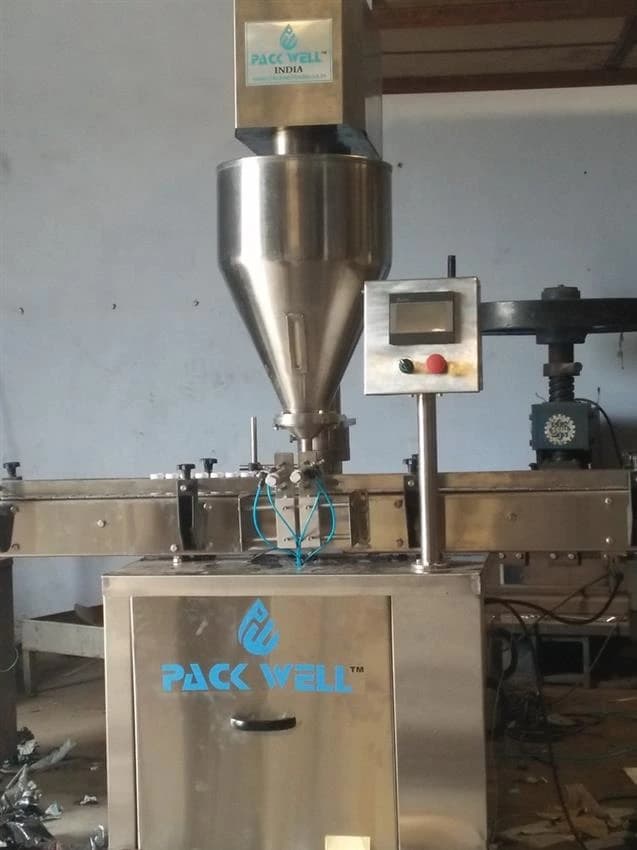 Stainless Steel Electric Automatic Hing Powder Filling Machine, For Food,Pharmaceutical, One