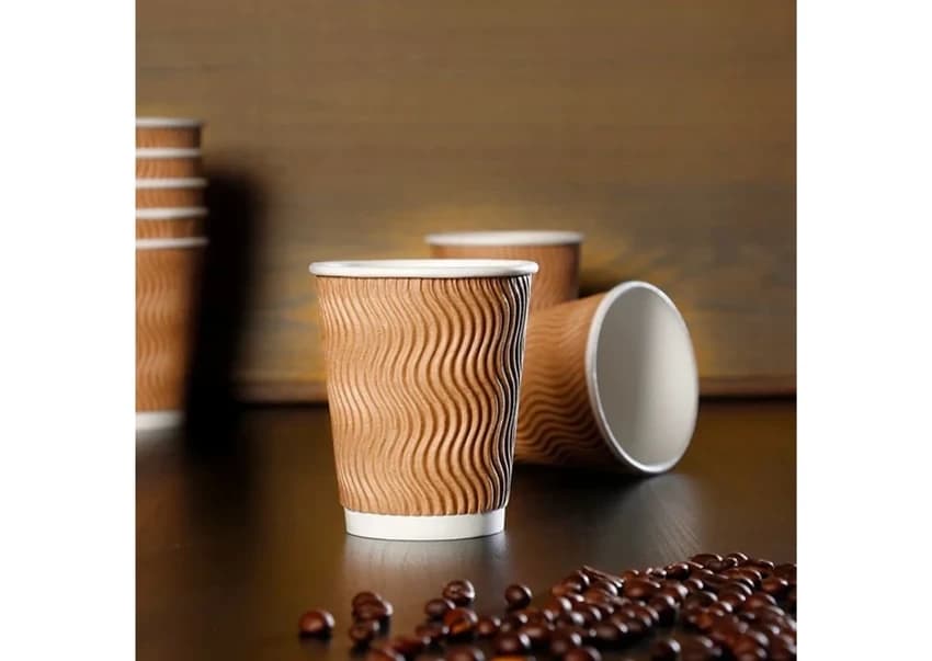 200 Ml Ripple Paper Glass