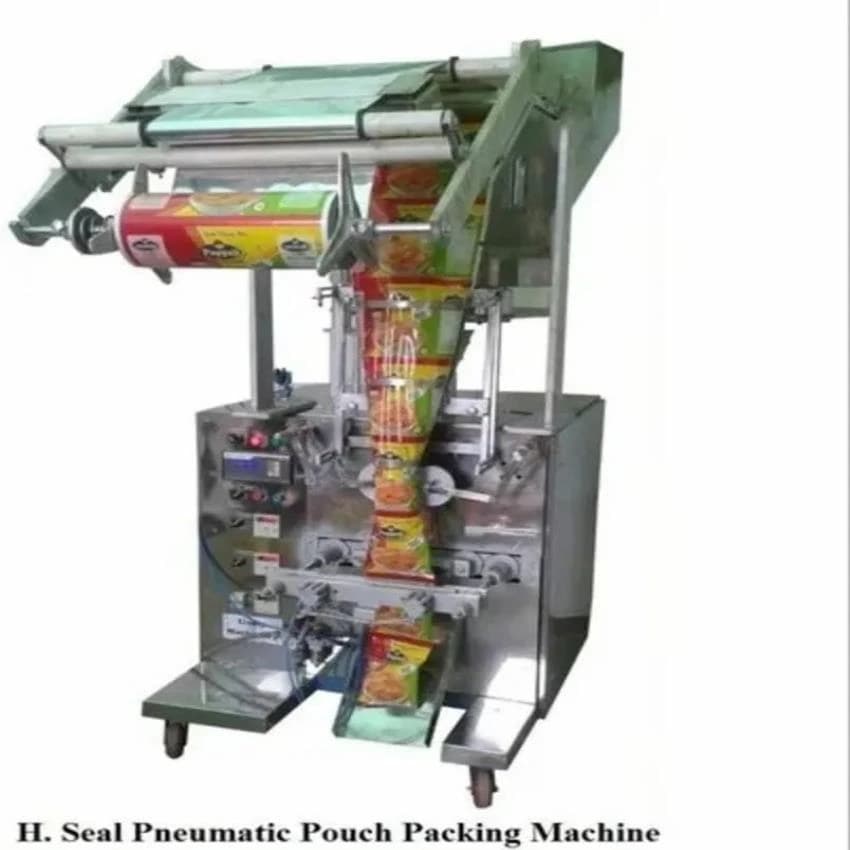Laminated Three Side Seal Paste Pouch Packing Machine, For Liquid