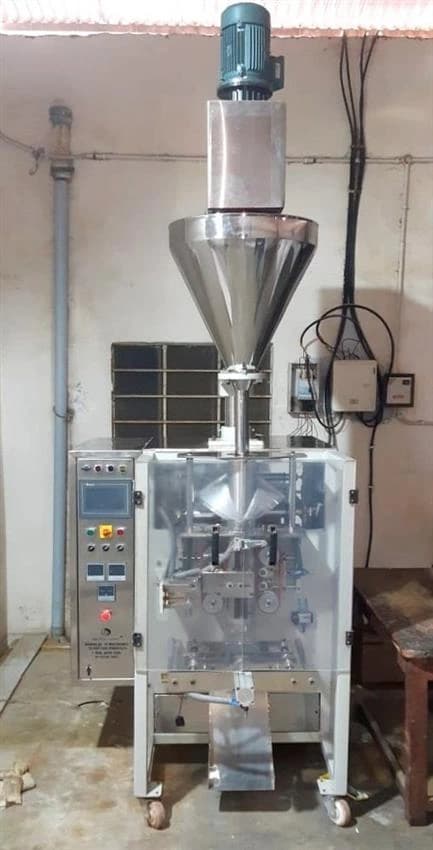Auger Filler Fully Pneumatic Pouch Packing Machine (Collar Type) (For Powder)