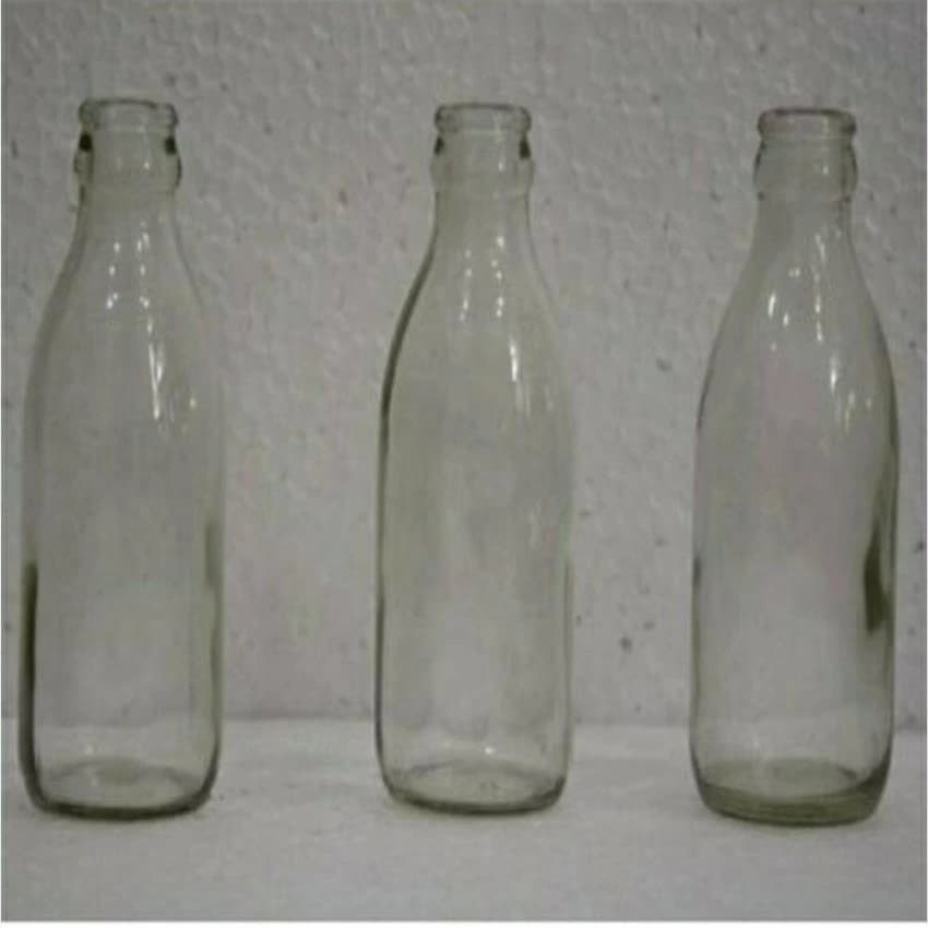 Meral Raund Milk Glass Bottle, For New, Capacity: 300