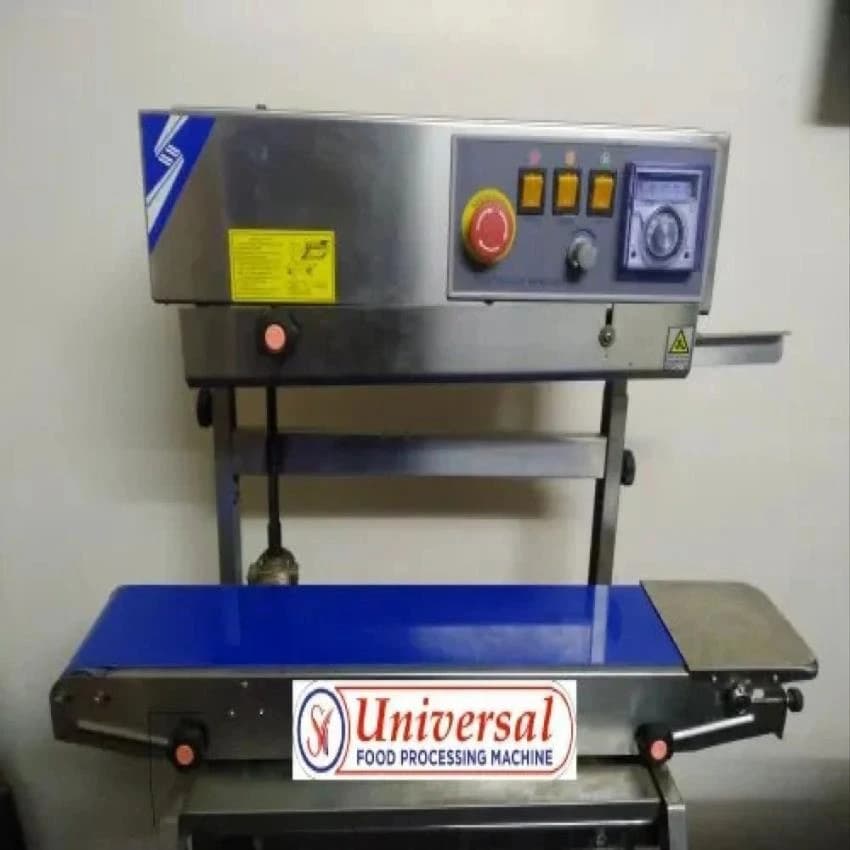 Semi-Automatic SS Continuous Band Sealing Machine, Vertical