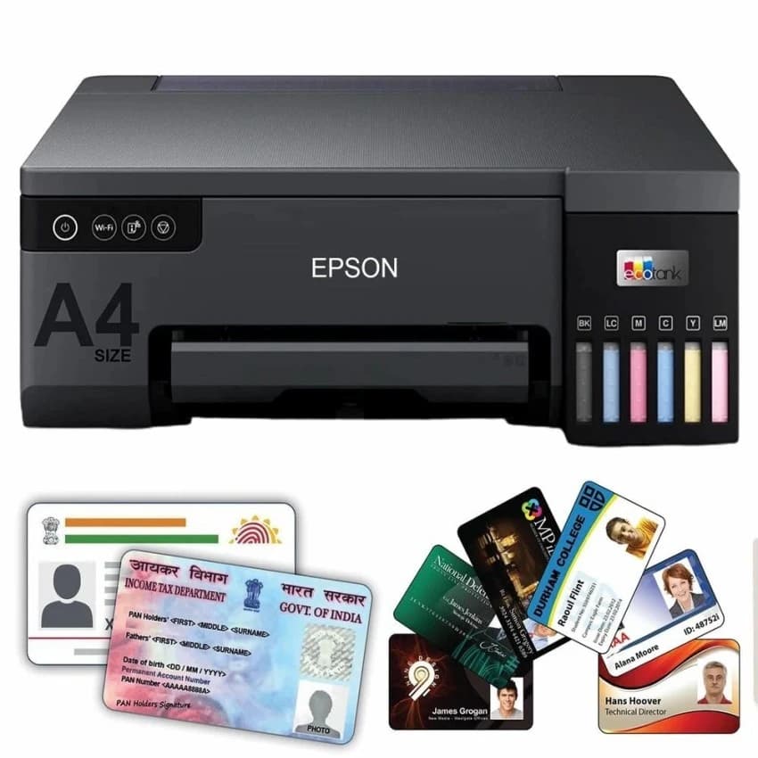 Epson Eco Tank L8050 Wireless Colour Inkjet Printers, Color