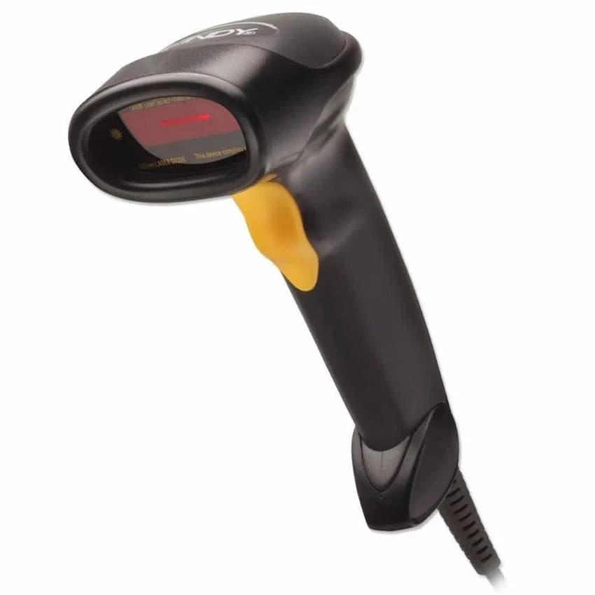 Black Handheld Barcode Scanner
