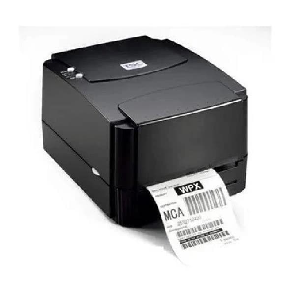 TSC TTP 244 PRO Desktop Thermal Transfer Barcode Printer with 105 mm x 300 m Wax Ribbon