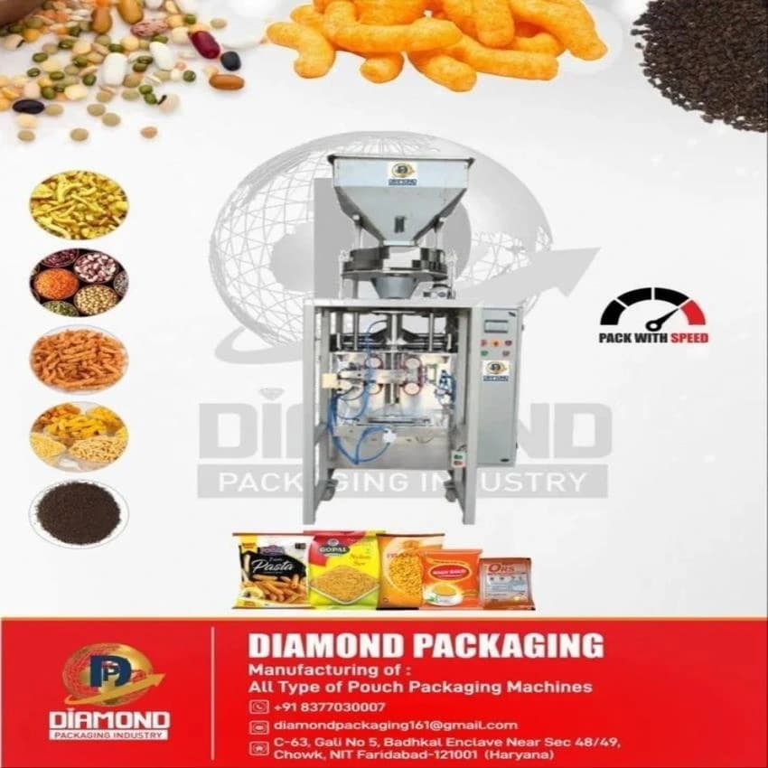 Double Side Sealling Dry Fruit Semi Automatic Makhana Packing Machine