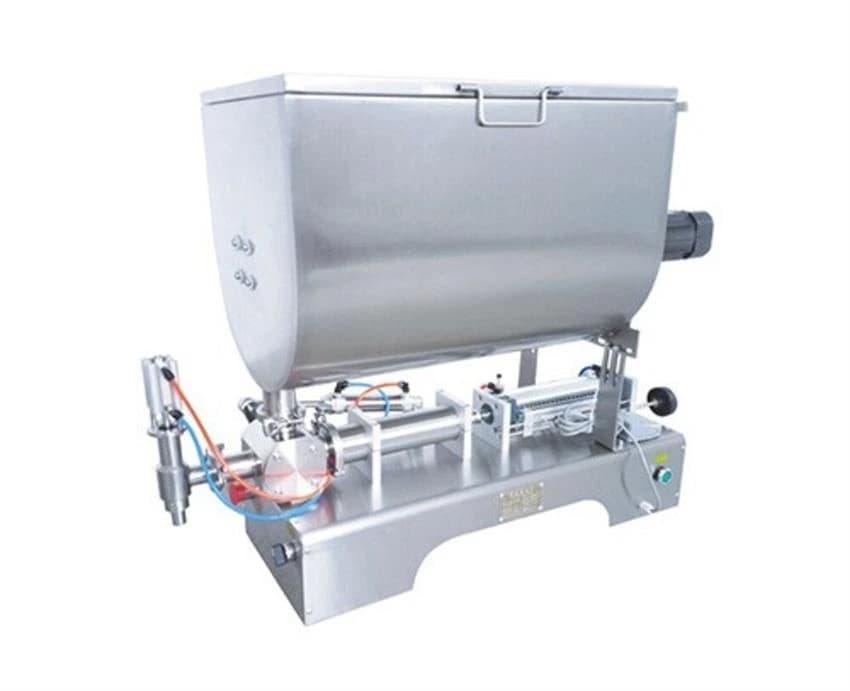 Stainless Steel Pickle Filing Machine With Mixer, Capacity: 100 ML - 1000 ML
