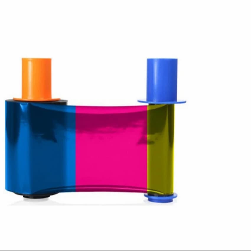 HID Fargo Plastic Ymcko Printer Ribbon