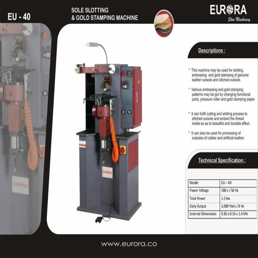 Footmac Sole Slotting , Capacity: 100