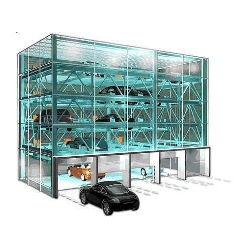 Mild Steel Automatic Car Parking System, Capacity: 10 Ton