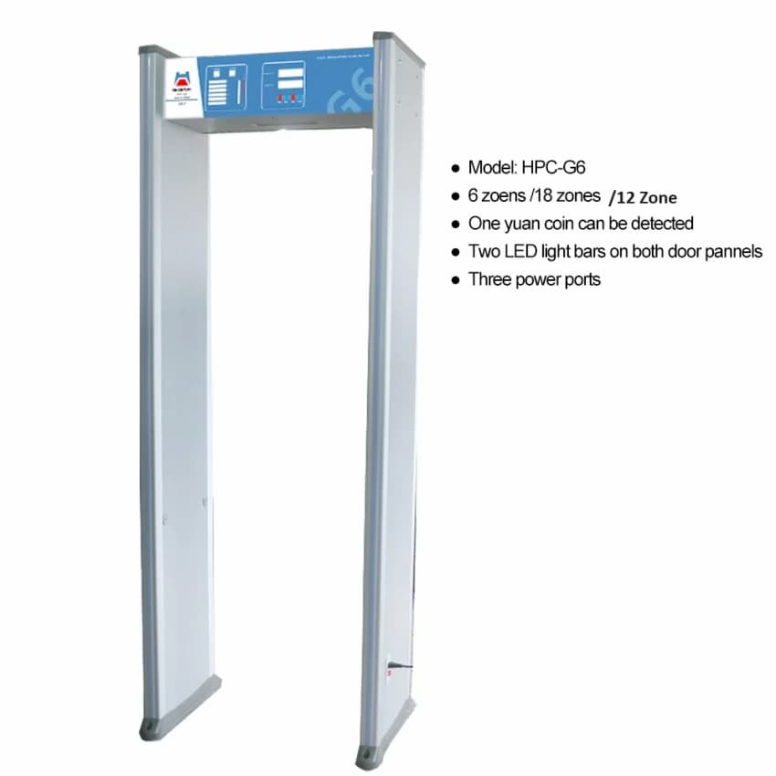12 Zone Door Frame Metal Detector PBR-12Z