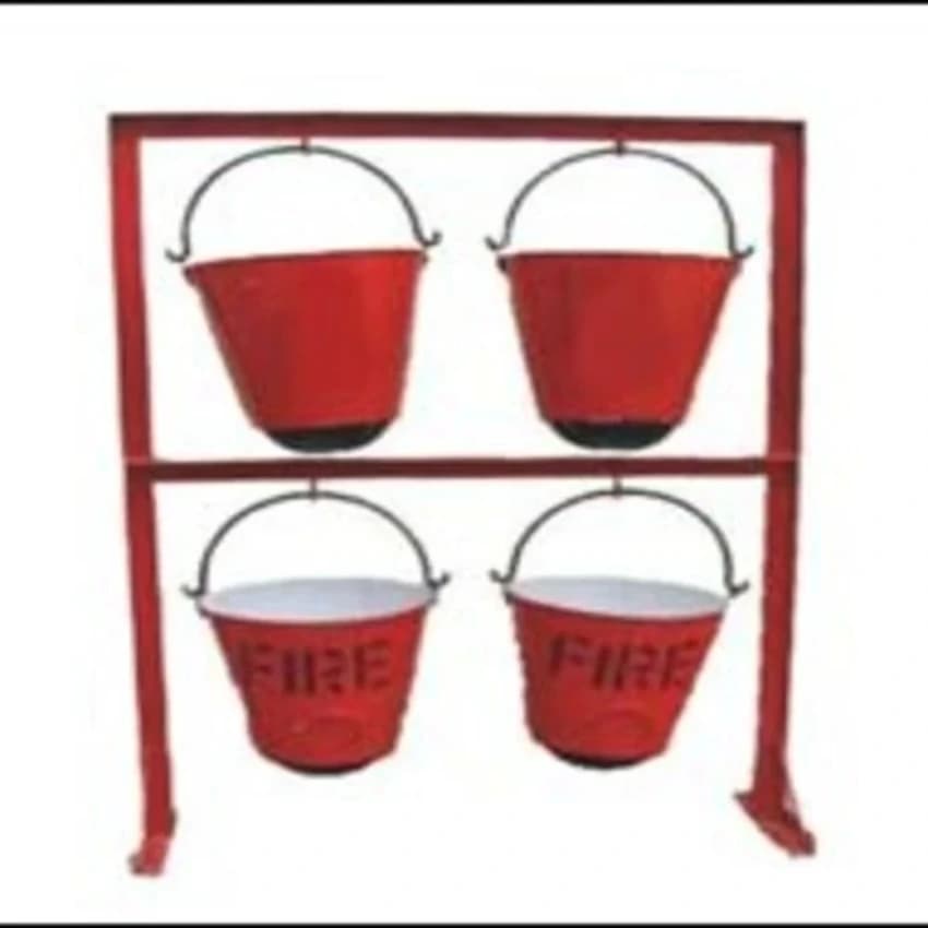 STAND FOR FIRE BUCKET, 4 Buckets