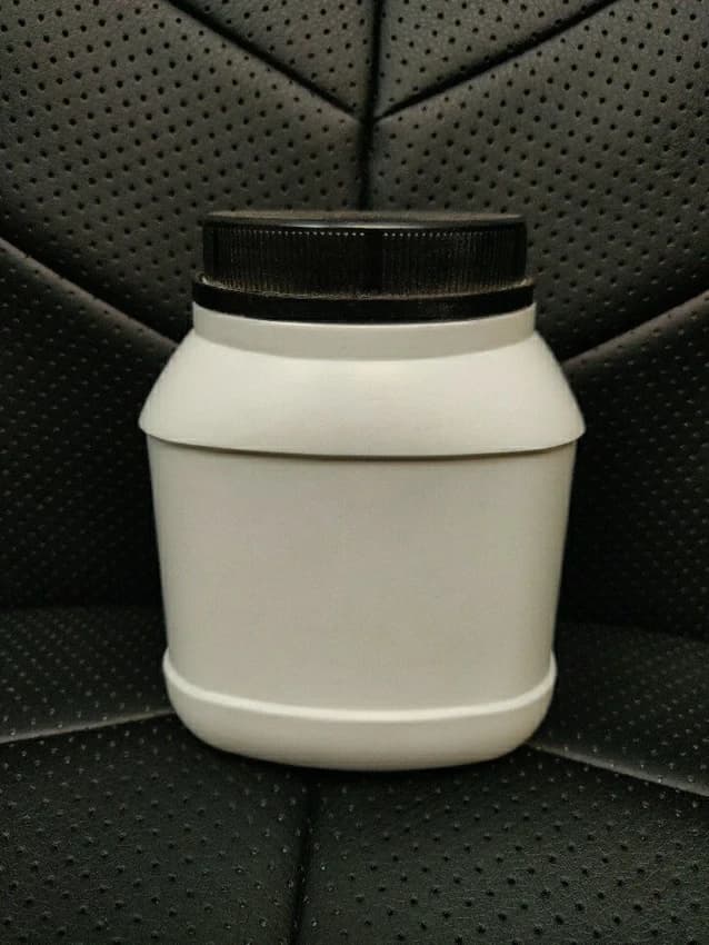 Milky White 500 Gm Protein Powder Plastic Container