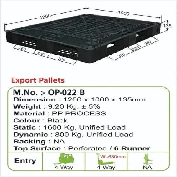 Export Plastic Pallet
