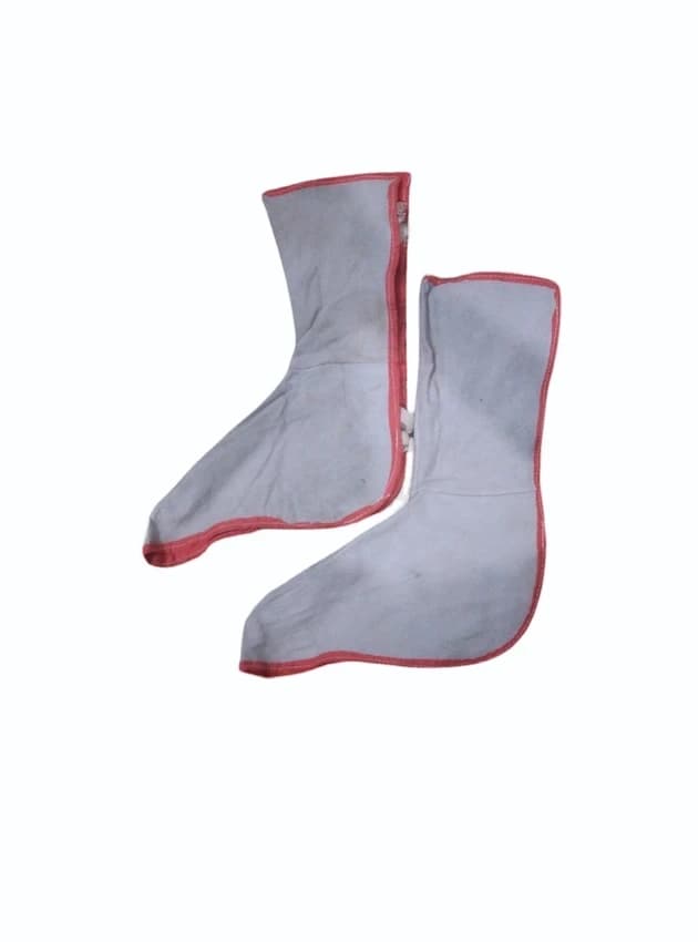Grey Leather Welding Leg Guard (16 Inch)