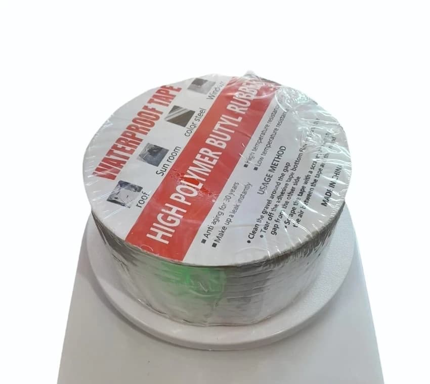 Rubberized Waterproof Flex Tape - Silver (5 Meter x 2 Inch)