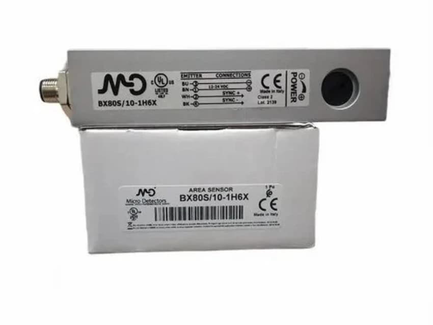 Micro Detectors BX80S/10-1H6X Beam Sensor, 12 m