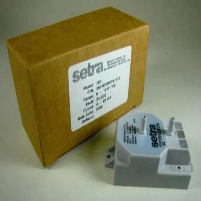 24 Vdc Or 24 Vac Setra Model 265 Differential Pressure Transducer Range 0- 250 Pac