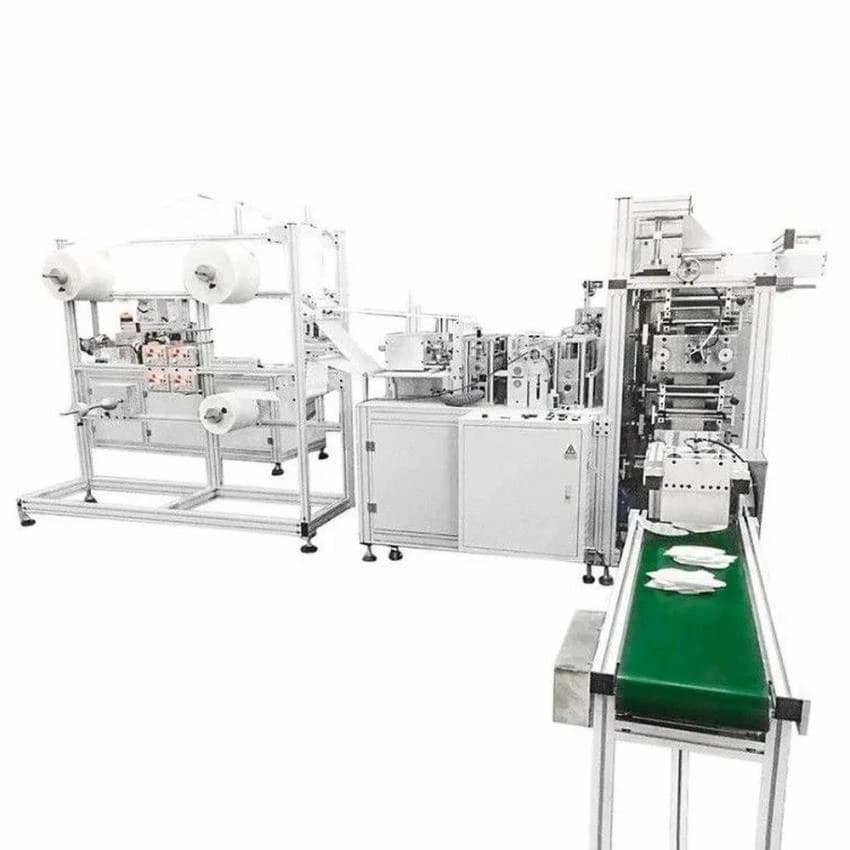 Automatic Face Mask Making Machine, For Industrial, Production Capacity: 150 Piece/Min