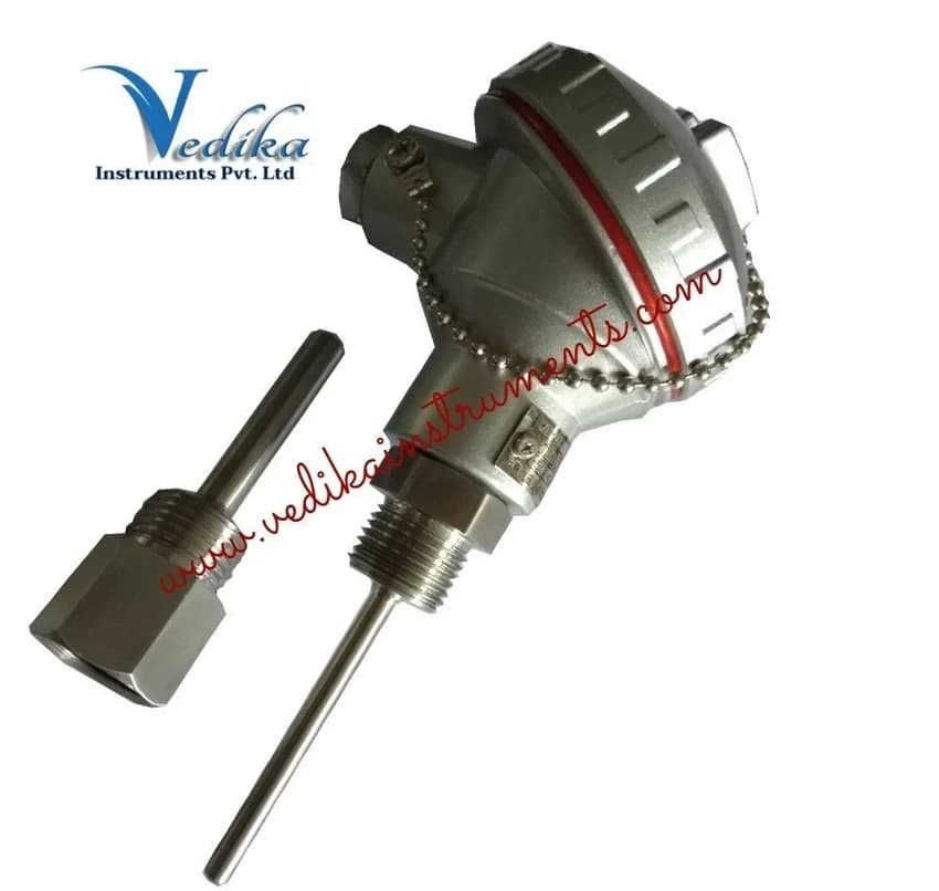 RTD PT100 Temperature Sensor, 3 Wire, Class A