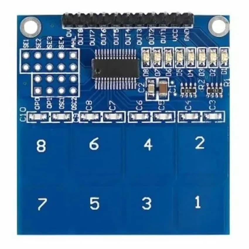 TTP226 Touch Sensor Module, 8-Channels